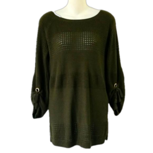 New York & Company - Green Knit-Like Sweater | Size: Small